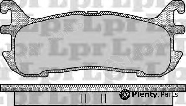  LPR part 05P1099 Brake Pad Set, disc brake