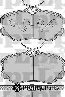  LPR part 05P1123 Brake Pad Set, disc brake