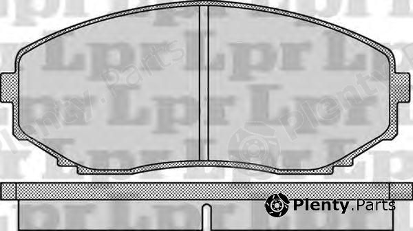  LPR part 05P1132 Brake Pad Set, disc brake