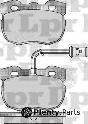  LPR part 05P1133 Brake Pad Set, disc brake