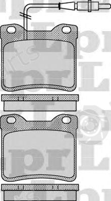  LPR part 05P1134 Brake Pad Set, disc brake