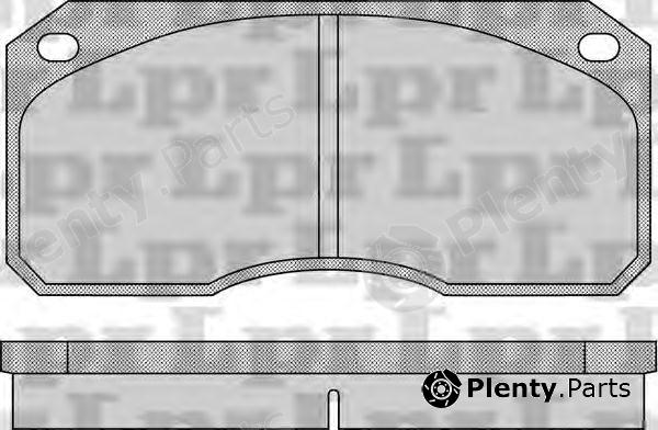  LPR part 05P1144 Brake Pad Set, disc brake