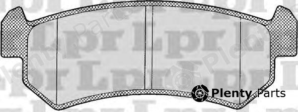  LPR part 05P1199 Brake Pad Set, disc brake