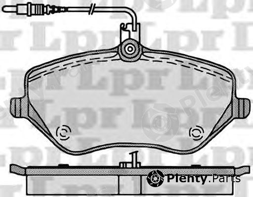  LPR part 05P1202 Brake Pad Set, disc brake
