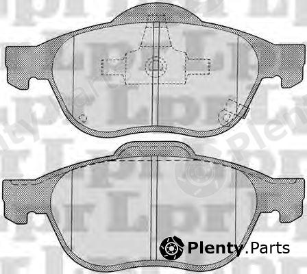 LPR part 05P1215 Brake Pad Set, disc brake