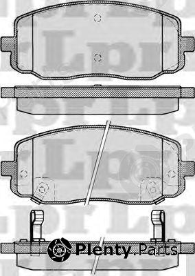  LPR part 05P1220 Brake Pad Set, disc brake