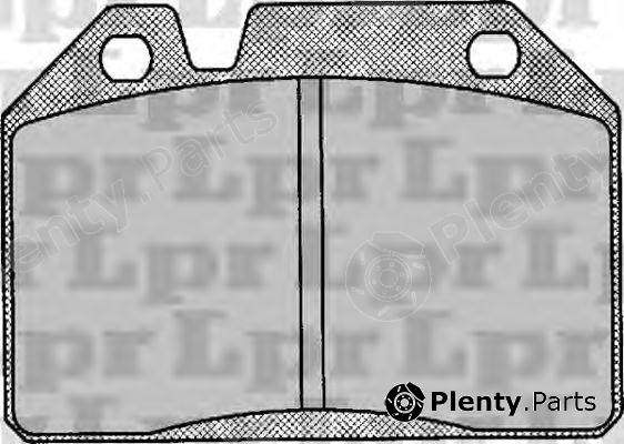  LPR part 05P123 Brake Pad Set, disc brake