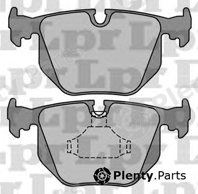  LPR part 05P1231 Brake Pad Set, disc brake