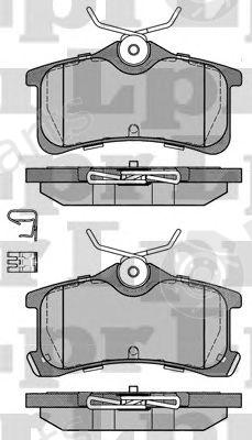  LPR part 05P1233 Brake Pad Set, disc brake