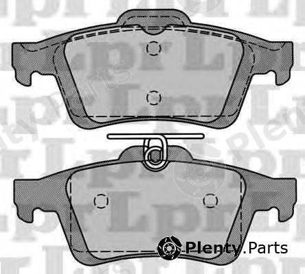 LPR part 05P1236 Brake Pad Set, disc brake
