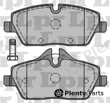  LPR part 05P1241 Brake Pad Set, disc brake