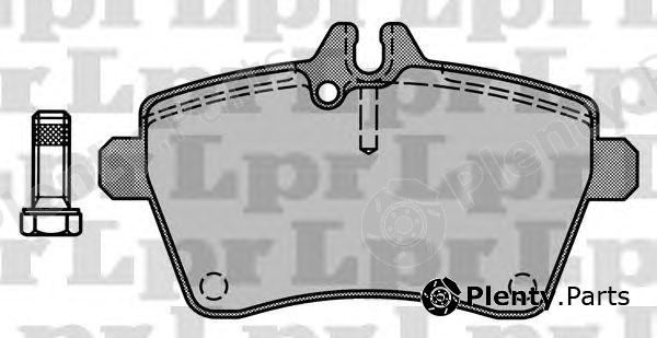  LPR part 05P1242 Brake Pad Set, disc brake