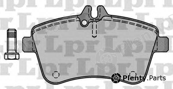  LPR part 05P1243 Brake Pad Set, disc brake