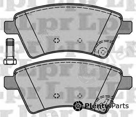  LPR part 05P1245 Brake Pad Set, disc brake