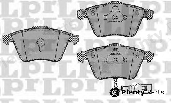  LPR part 05P1384 Brake Pad Set, disc brake