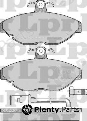  LPR part 05P236 Brake Pad Set, disc brake