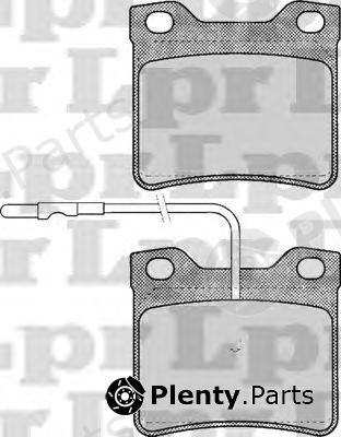  LPR part 05P330 Brake Pad Set, disc brake
