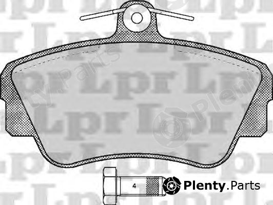  LPR part 05P347 Brake Pad Set, disc brake