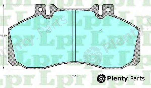  LPR part 05P360 Brake Pad Set, disc brake