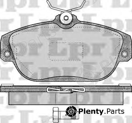  LPR part 05P601 Brake Pad Set, disc brake