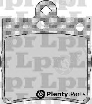  LPR part 05P726 Brake Pad Set, disc brake