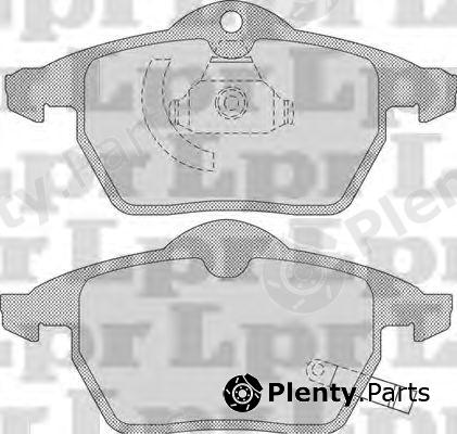  LPR part 05P812 Brake Pad Set, disc brake