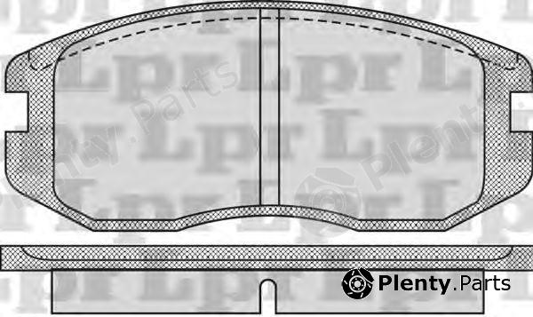  LPR part 05P932 Brake Pad Set, disc brake