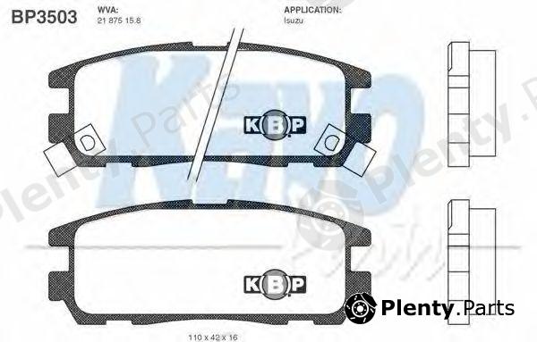  KAVO PARTS part BP-3503 (BP3503) Brake Pad Set, disc brake