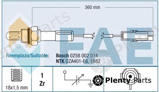  FAE part 77101 Lambda Sensor
