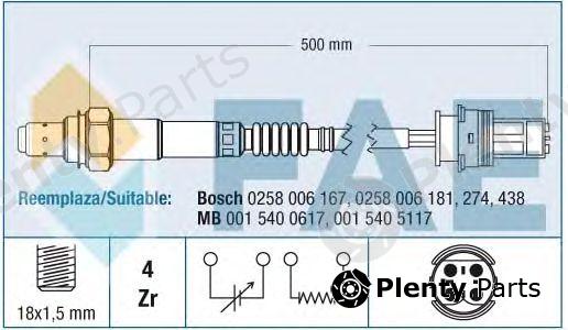  FAE part 77250 Lambda Sensor