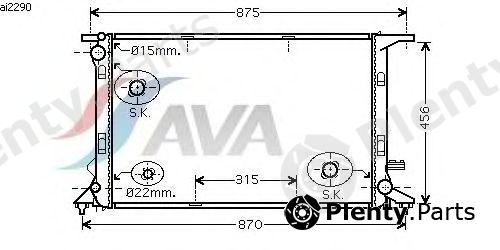  AVA QUALITY COOLING part AI2290 Radiator, engine cooling