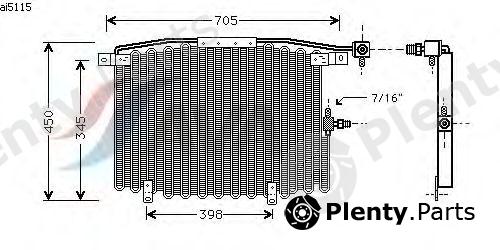  AVA QUALITY COOLING part AI5115 Condenser, air conditioning