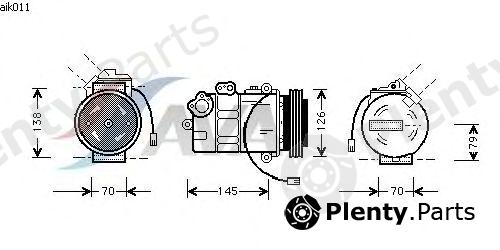  AVA QUALITY COOLING part AIAK011 Compressor, air conditioning