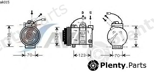  AVA QUALITY COOLING part AIK015 Compressor, air conditioning