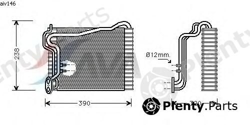  AVA QUALITY COOLING part AIV146 Evaporator, air conditioning