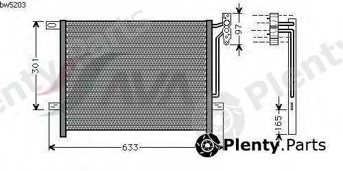  AVA QUALITY COOLING part BW5203 Condenser, air conditioning