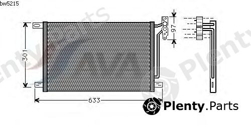  AVA QUALITY COOLING part BW5215 Condenser, air conditioning