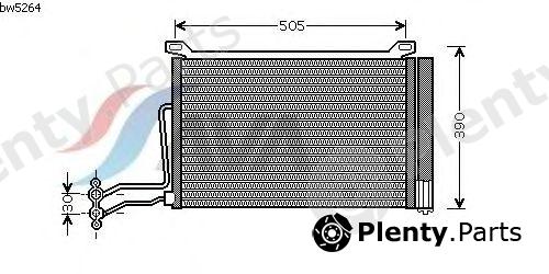  AVA QUALITY COOLING part BW5264 Condenser, air conditioning