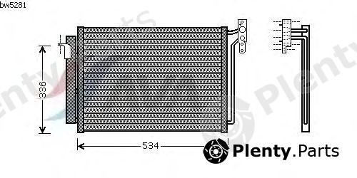  AVA QUALITY COOLING part BW5281 Condenser, air conditioning