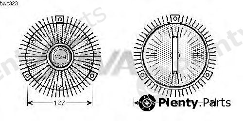  AVA QUALITY COOLING part BWC323 Clutch, radiator fan