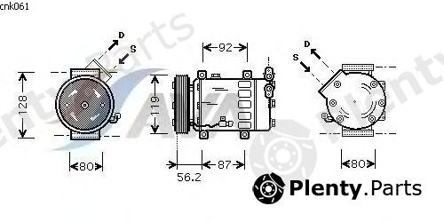  AVA QUALITY COOLING part CNK061 Compressor, air conditioning