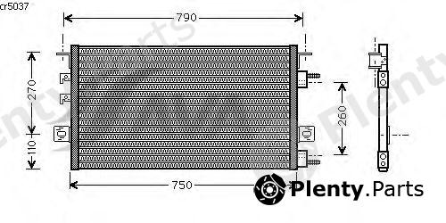  AVA QUALITY COOLING part CR5037 Condenser, air conditioning