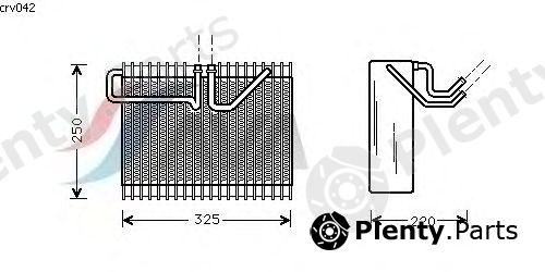  AVA QUALITY COOLING part CRV042 Evaporator, air conditioning