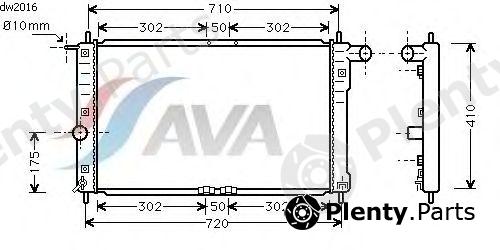 AVA QUALITY COOLING part DW2016 Radiator, engine cooling