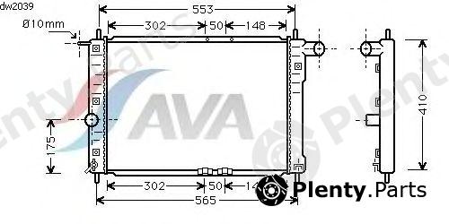  AVA QUALITY COOLING part DW2039 Radiator, engine cooling