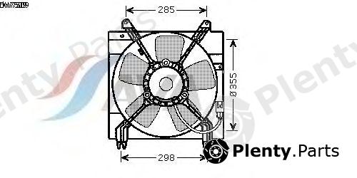  AVA QUALITY COOLING part DW7509 Fan, radiator