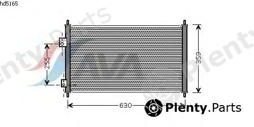  AVA QUALITY COOLING part HD5165 Condenser, air conditioning