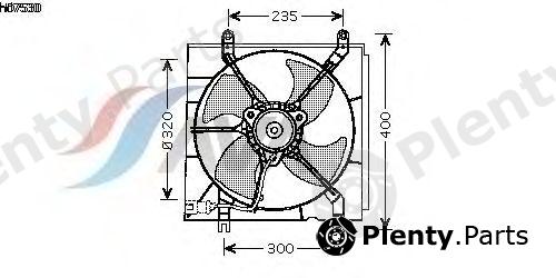  AVA QUALITY COOLING part HD7530 Fan, radiator
