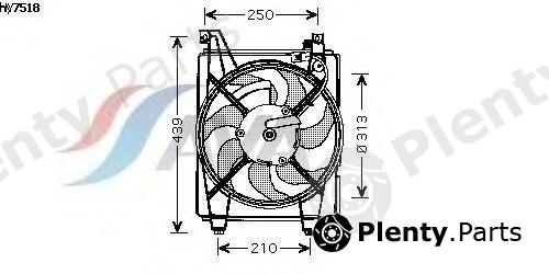  AVA QUALITY COOLING part HY7518 Fan, radiator