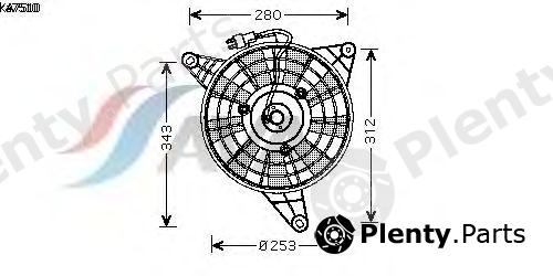  AVA QUALITY COOLING part KA7510 Fan, radiator